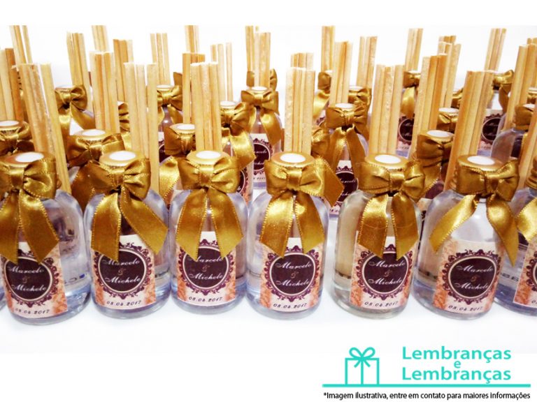 Lembrancinhas de casamento Mini Difusor de Ambientes Personalizado ...